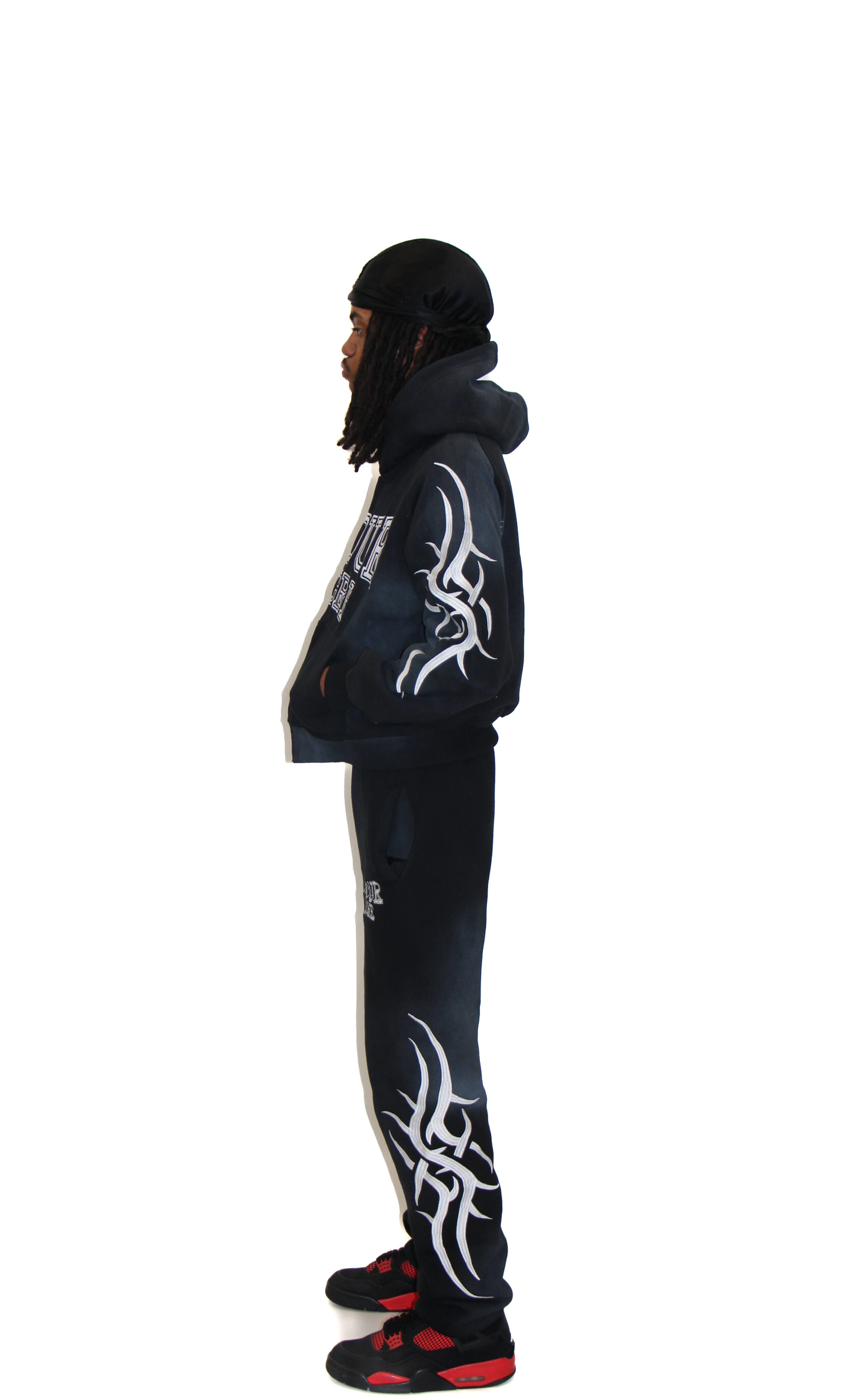 "Black" Essential Zip-Up Set