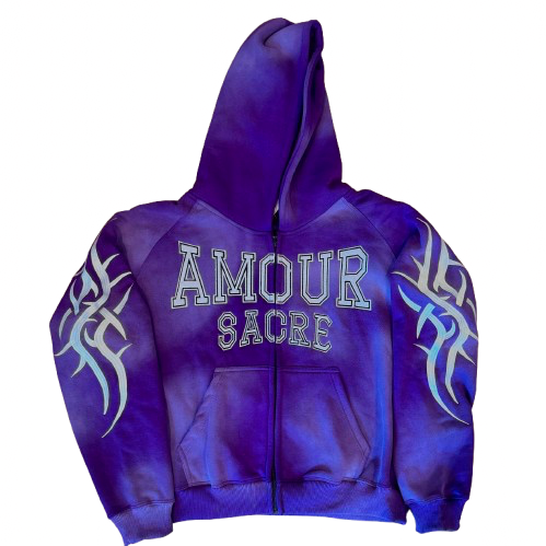 "Purple Reign" Essential Zipup