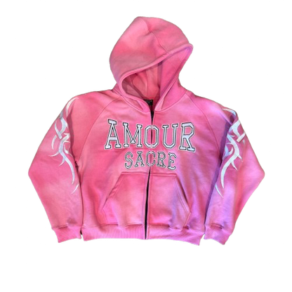 "Pink" Essential Zipup