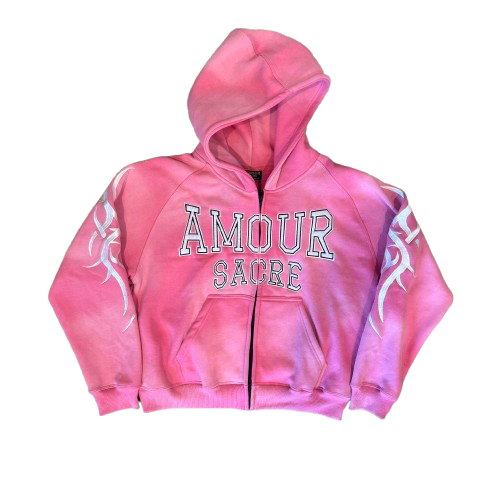 "Pink" Essential Zipup